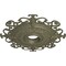 Ekena Millwork Orleans Ceiling Medallion (Canopies up to 8 1/4"), 38 3/8"OD x 6 5/8"ID x 2 7/8"P, Spartan Stone CM38OLSSF - alternate 4